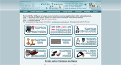 Desktop Screenshot of creer-son-tampon.fr